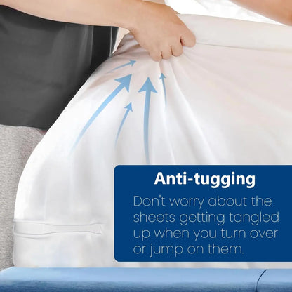 Universal Bedsheet Corner Clips – Invisible Tighteners with Heavy-Duty Mattress Straps and Sheet Lock Holders