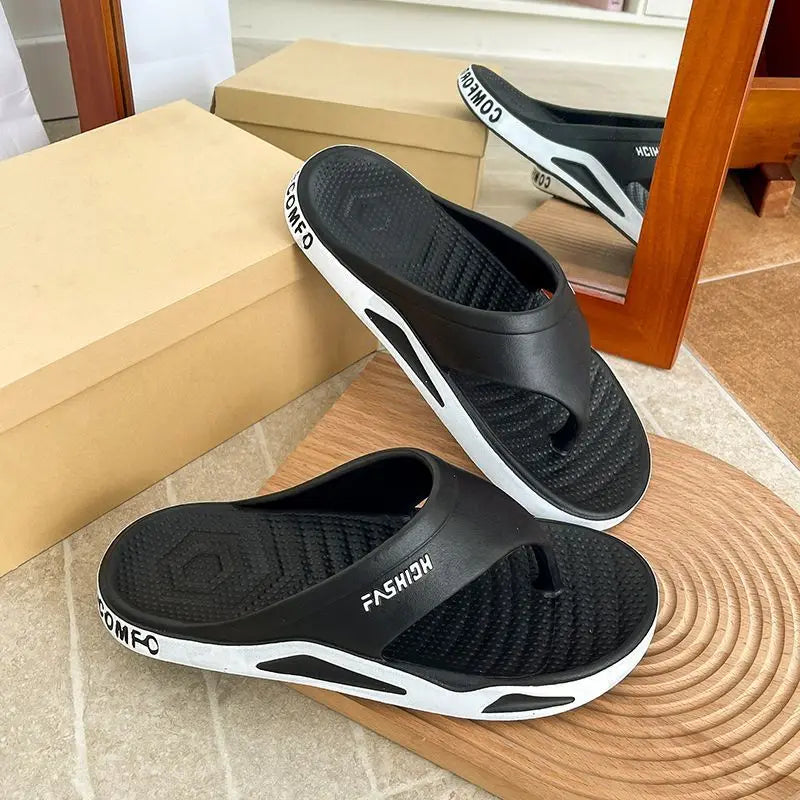 Unisex Summer Beach Flip Flops - Breathable Casual Outdoor Sandals for Men & Women