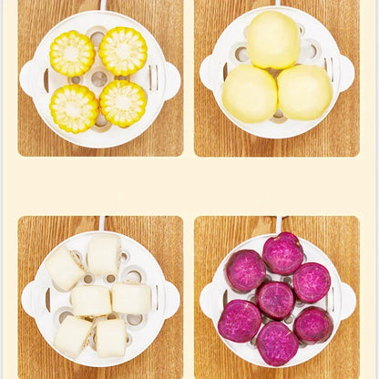 Double Layer Electric Egg Boiler – Mini Multifunctional Egg Steamer & Poacher for Breakfast Cooking