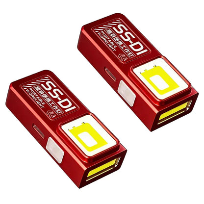 Mini COB LED Flashlight – USB-C Rechargeable EDC Work Light with Clip, Magnet, Waterproof Pocket Torch for Camping & Outdoor Use