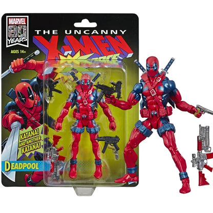 Hasbro Spider-Man 2099 Miguel O’Hara Action Figure — Legends Venom & Deadpool, Change Face Statue Model Doll Toy Gift for Kids