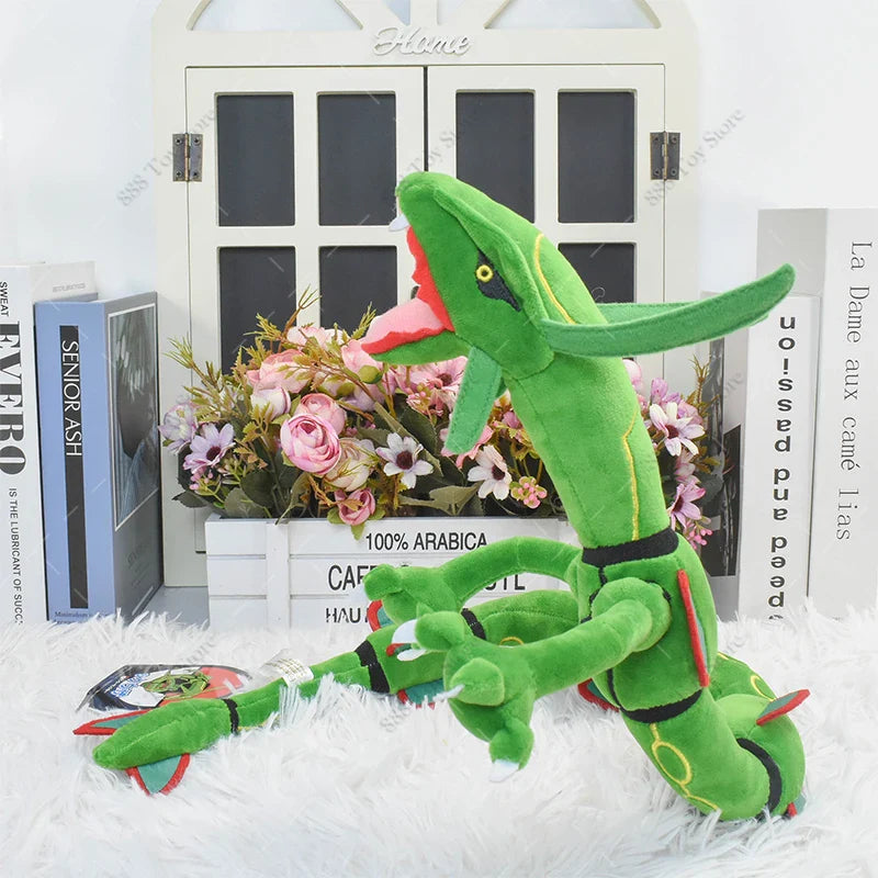 Hot Sale Pokémon Plush Toys – Mega Rayquaza, Gyarados, Dragonair, Mimikyu, Lucario, Horsea, Charizard Soft Stuffed Peluche for Kids Xmas Gift
