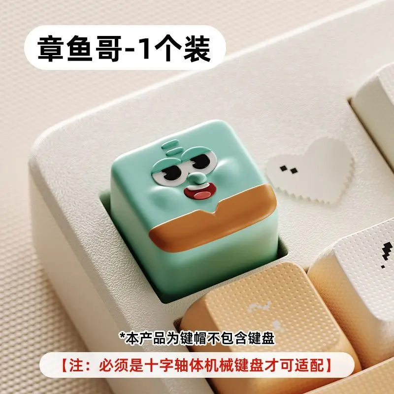Spongebob Squarepants Mechanical Keyboard Keycap – Creative Single-Pack Decoration