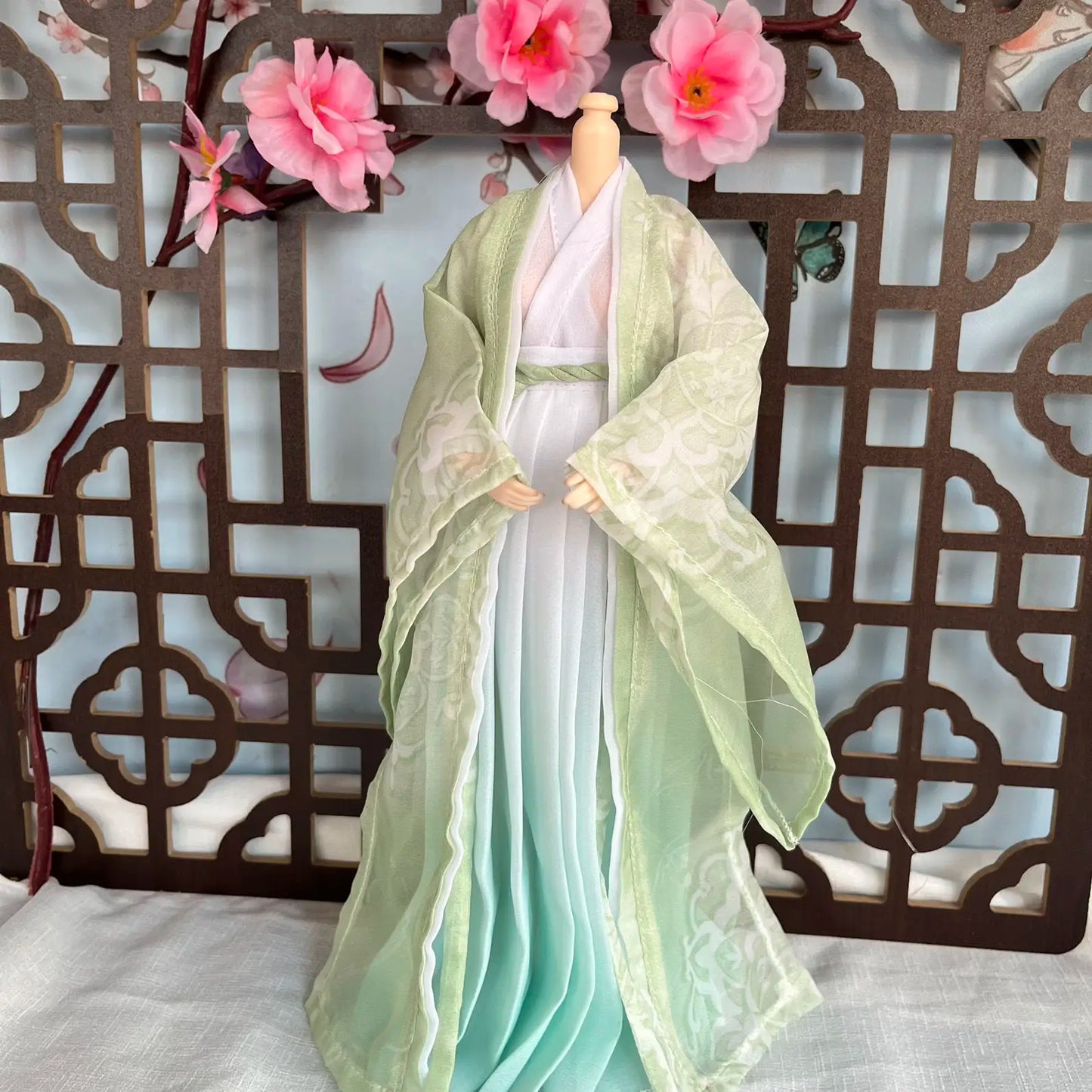 Fashion 1/6 Doll Clothes Set – 30cm Male & Female BJD Antique Couple Hanfu Outfit, Doll Accessories (No Doll)