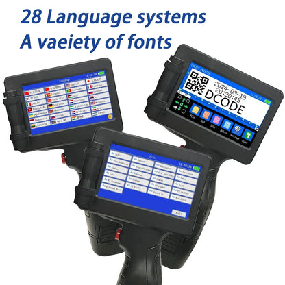 DCODE 1755PLUS Portable Handheld Inkjet Printer – 12.7mm Text, QR, Barcode, Logo & Date Printing Machine