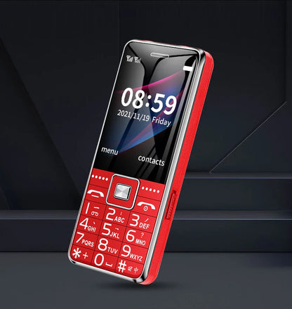 GSM 2G G600 BAR Phone – Dual SIM, 6800mAh Battery, SOS Button, 2.4" Screen, MP3 Recorder Mobile Cellphone for Seniors