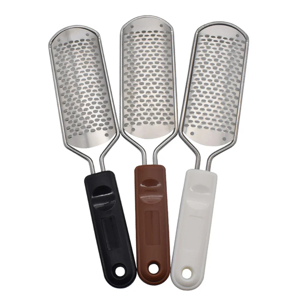 Stainless Steel Foot Rasp File - Professional Pedicure Tool for Heel Callus and Dead Skin Removal