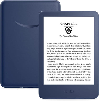 Kindle Black 11th Gen - Built-in Front Light, Wi-Fi, 16GB eBook, 6-inch e-ink Screen e-Book Reader