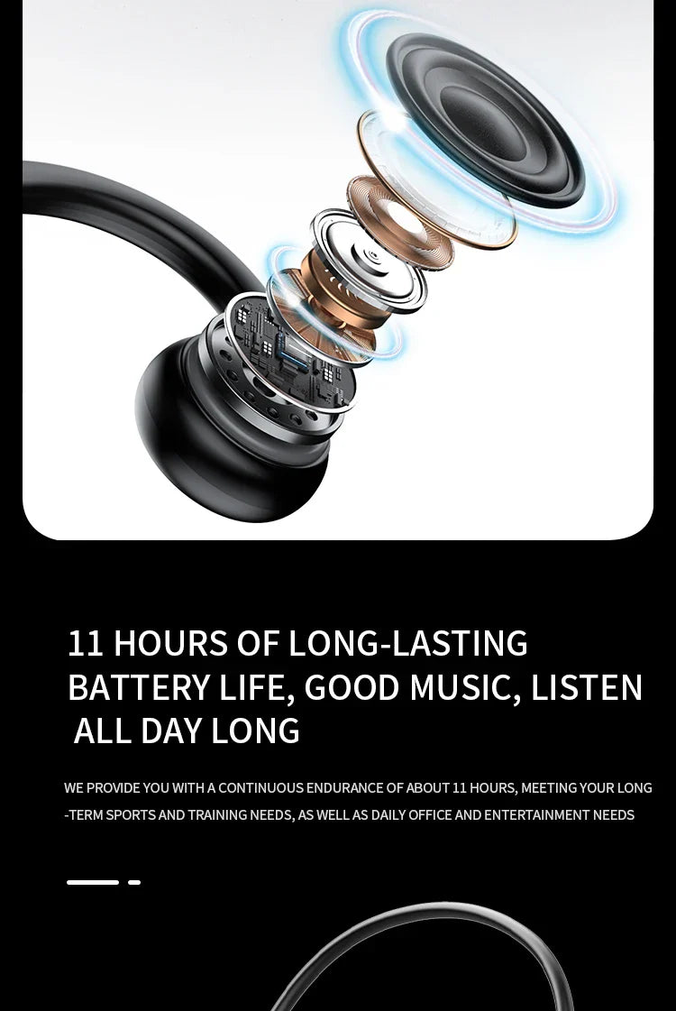 Xiaomi Mijia Real Bone Conduction Sport Headphones – Wireless Bluetooth Earphones with Mic, Hands-Free for Running