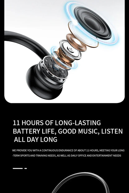 Xiaomi Mijia Real Bone Conduction Sport Headphones – Wireless Bluetooth Earphones with Mic, Hands-Free for Running