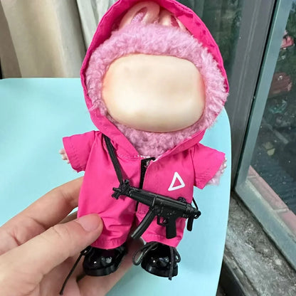 17cm Lafufu Doll Clothes Outfit — Kpop Monster Idol V1 V2 V3 Commando Jacket Accessories & Pendant for MP5 Dolls