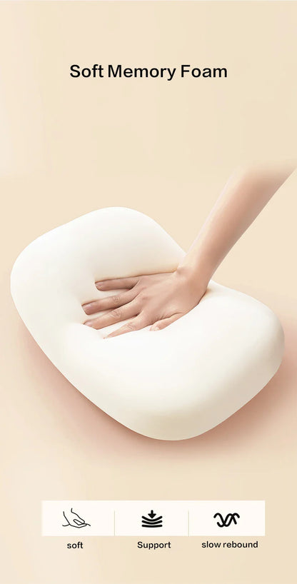 Multifunction Memory Foam Neck Pillow — Soft Slow-Rebound Travel Pillow for Sleeping, Cervical Support & Massage