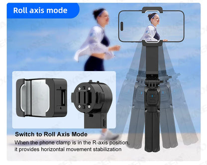 AXNEN HQ2 Series Handheld Mobile Phone Stabilizer – Smartphone Gimbal & GoPro Extension Rod Selfie Stick Tripod