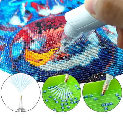 Wireless Diamond Art Pen – Rechargeable Wax-Free Tool with 3 Suction Modes for Precise DIY Diamond Painting