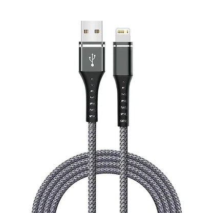 Original Lightning Cable USB – Fast Charging Wire for iPhone 14-6S Plus, X, XR, XS, 13, 12, 11 Pro Max, SE, Nylon Braided Charger Cord