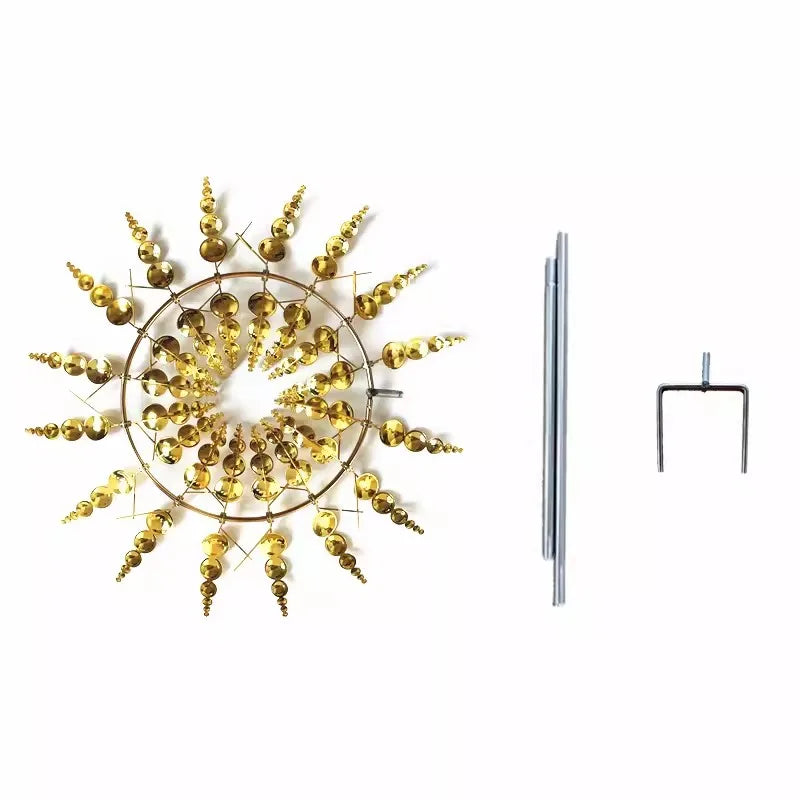 Creative 360-Degree Rotating Metal Windmill – Garden Lawn Yard Decoration & Ornament