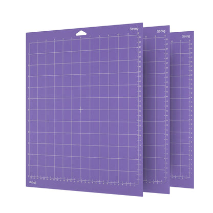 12x12 Cutting Mat for Cricut – Standard, Light, Strong & FabricGrip for Explore Air, Air 2, One