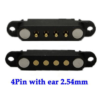 2A DC Magnetic Pogo Pin Connector Set - 2Pin 3Pin 4Pin 5Pin Spring Loaded Male Female Power Socket for Electronics Projects