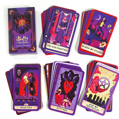 Buffy the Vampire Slayer Tarot Deck – 78 Illustrated Cards for Fortune Telling, Divination & Collectible Game Fans