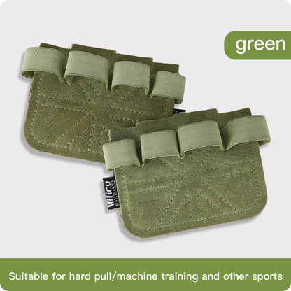 Leather Weightlifting Training Gloves with Palm Protection for Men & Women – Gym Workout, Pull Ups & Fitness Grips