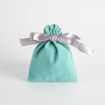 10PCS Purple Velvet Drawstring Bags — Jewelry Gift & Candy Storage Pouches
