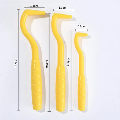 3PCS Pet Flea & Tick Remover Tool Set – Stainless Steel Lice, Worm & Insect Clamps for Cats & Dogs Grooming Care