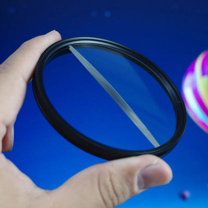 Split Diopter Prism Camera Filter - Foreground Magnifying Blur Effect for Film, Television, and SLR Photography Accessories