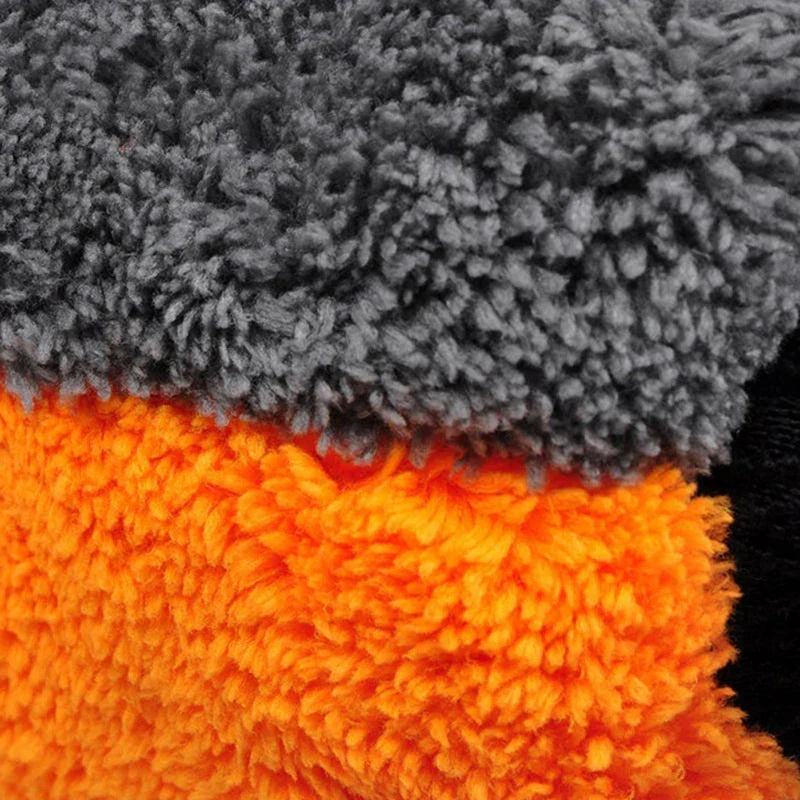 Soft Car Washing Gloves – Double-Sided Fleece Microfiber Chenille, Thickened Cleaning Glove for Car Body, Windows & Tires