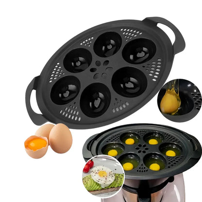 6 in 1 Egg Boiler for Thermomix TM5, TM6, TM31 - Multi-Use Egg Cooker, Poacher, and Steamer Mold for Kitchen Baking and Cooking