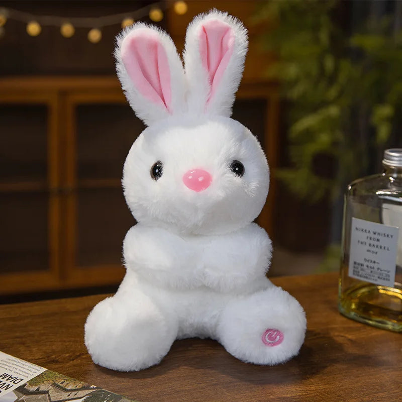 Luminous Cartoon Rabbit Plush Toy - Cute Soft Glowing Stuffed Doll Pillow Gift for Kids & Home Decor