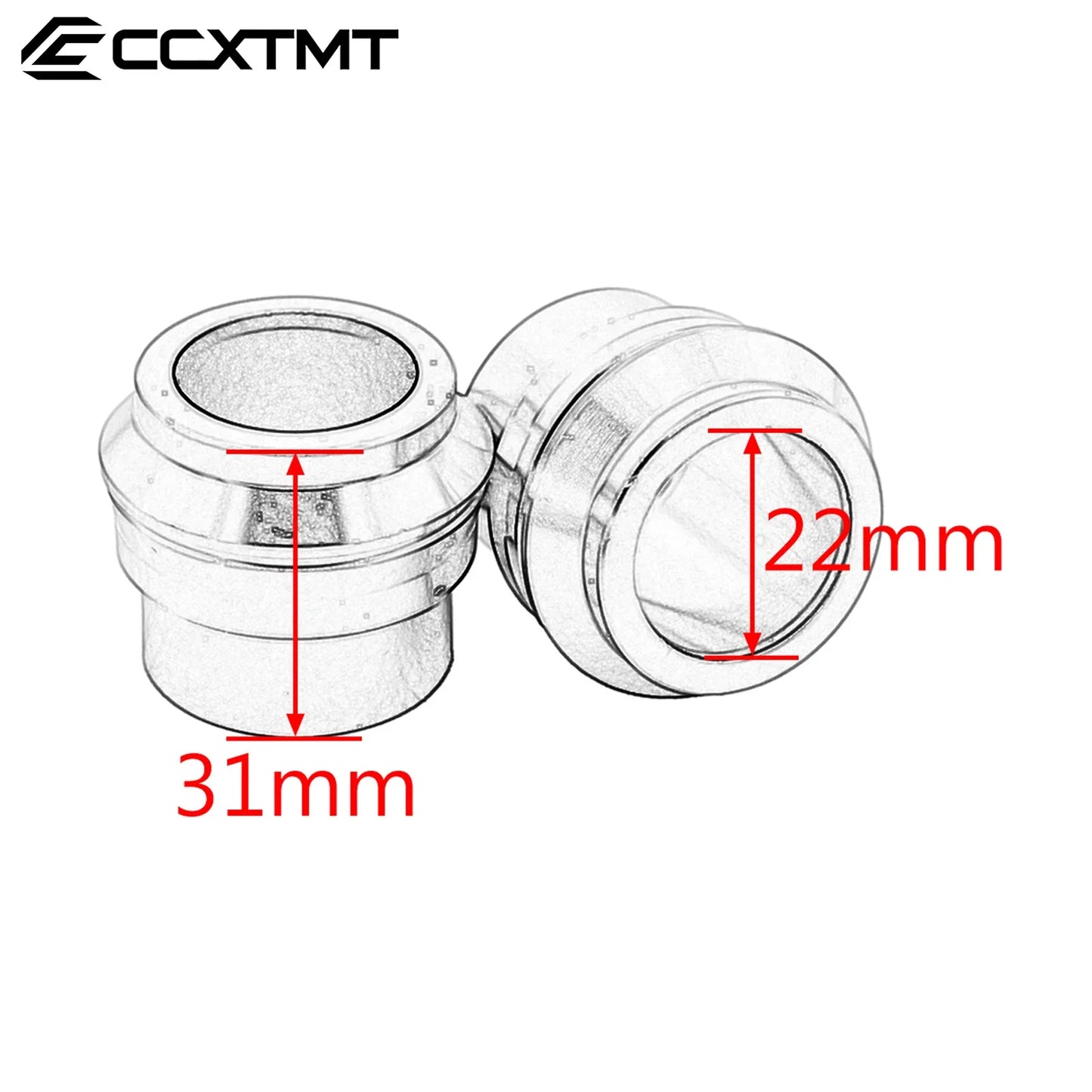 CNC Motorcycle Wheel Axle Hub Spacer Set – Front & Rear for KTM EXC/EXC-F/XC-W/XCF-W 125–530 (2008–2023) Durable Performance Parts