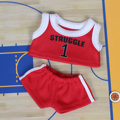 17cm Mini Plush Doll Clothing - Basketball Player Outfit for Idol Dolls & Accessories