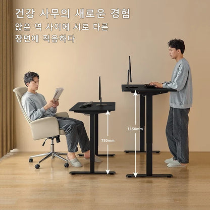 Height-Adjustable Standing Desk – Smart Motion Computer Desk for Study, Gaming, and Office Use
