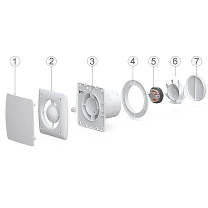 4/6 Inch High-Speed Exhaust Fan – Hanging Wall & Window Ventilator for Toilet, Kitchen, Bathroom