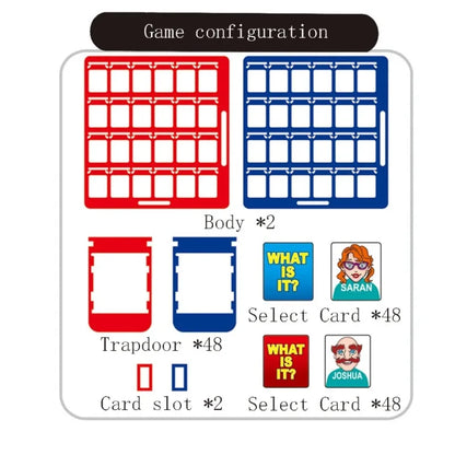 Head Game Logical Thinking Puzzle – Guess Who I Am, Parent-Child Interactive Board Game for Children