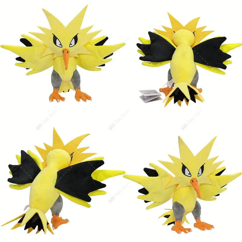 Anime Shiny Pokémon Plush Toys — Charizard, Mega Evolution X, Articuno & Lucario Stuffed Dolls Christmas Gift for Kids