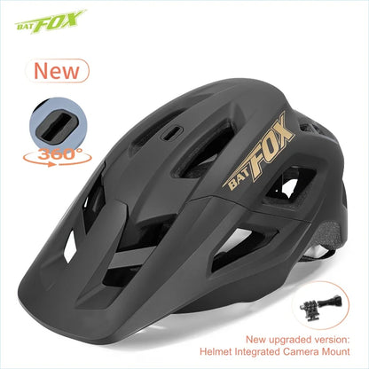 BATFOX MTB Cycling Helmet – Ultralight Men’s Bicycle Helmet Casco for Mountain & Road Racing Speedframe Safety Gear