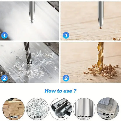Heavy Duty Automatic Center Punch Tool – Spring Loaded Drill Hole Marker for Wood, Metal & Steel Carpentry