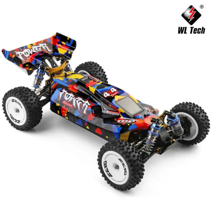 New WLtoys 124007 1/12 Brushless RC Car — 4WD 75KM/H Off-Road Drift with 2.4G One-Hand Remote, Racing Toy for Kids & Boys Gift