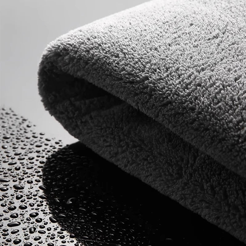 High-End Microfiber Car Wash Towel – Auto Cleaning, Drying & Detailing Cloth with Hemmed Edges for Car Care