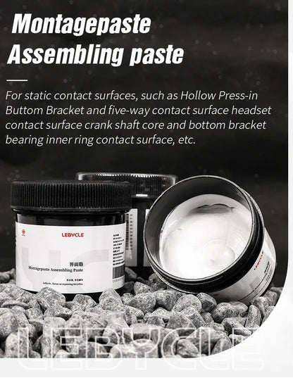 Lebycle Bicycle Interface Grease – Mountain & Road Bike Assembly Paste, Anti-Abnormal Noise Lubricant for Tower Base Hub Shaft