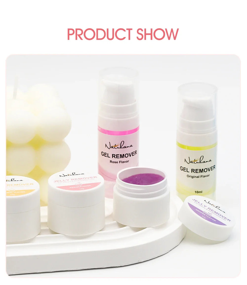 NATUHANA Eyelash Extension Jelly Remover – Fast, Safe, Non-Irritating Gel Glue Remover for Makeup