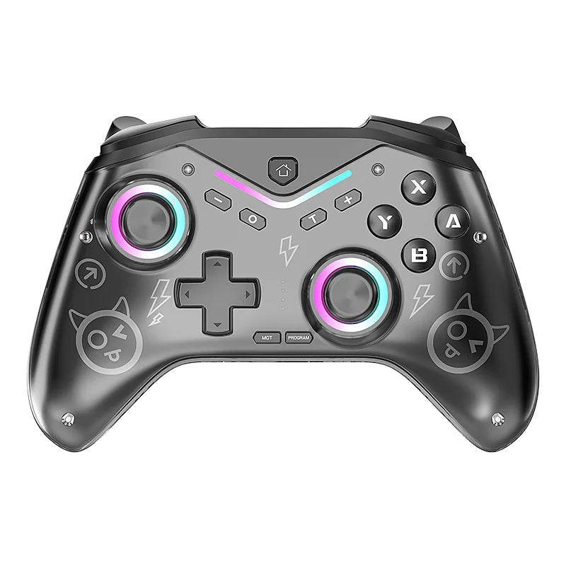 CM-619 Wireless Game Controller — Dual Motor, Dazzling Light, Compatible with iOS, Android & PC