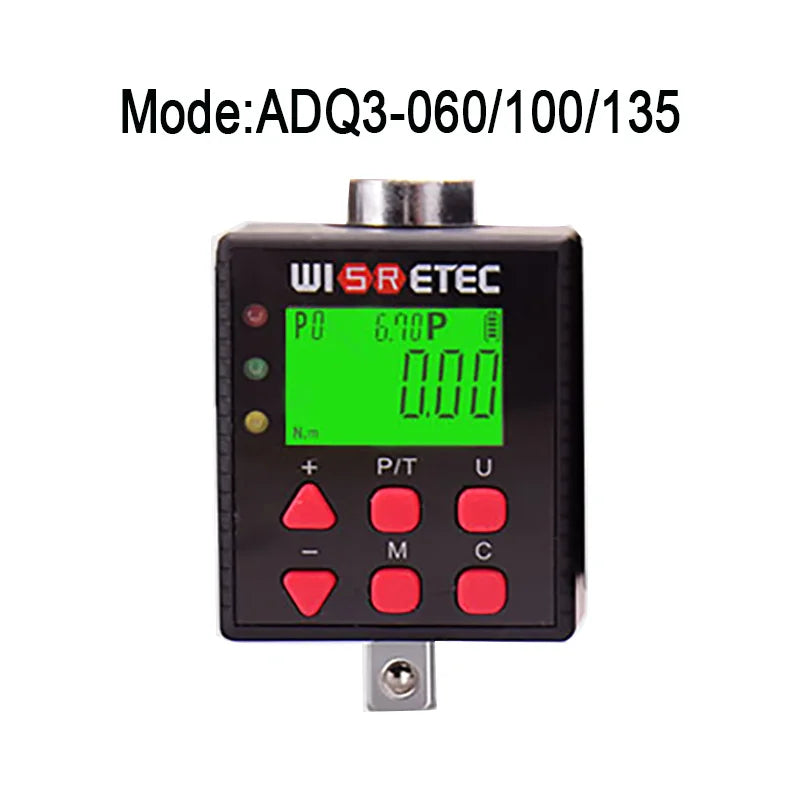 Digital Torque Wrench Meter 0.1-340 N·m Adjustable Electronic Torque Meter Adapter for Professional Repairs