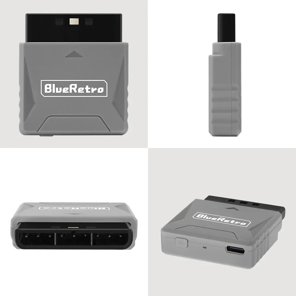 RetroScaler Mini BlueRetro Receiver Adapter – Wireless Controller Adapter for PS1, PS2, PS4, PS5, Xbox Series X, 8BitDo