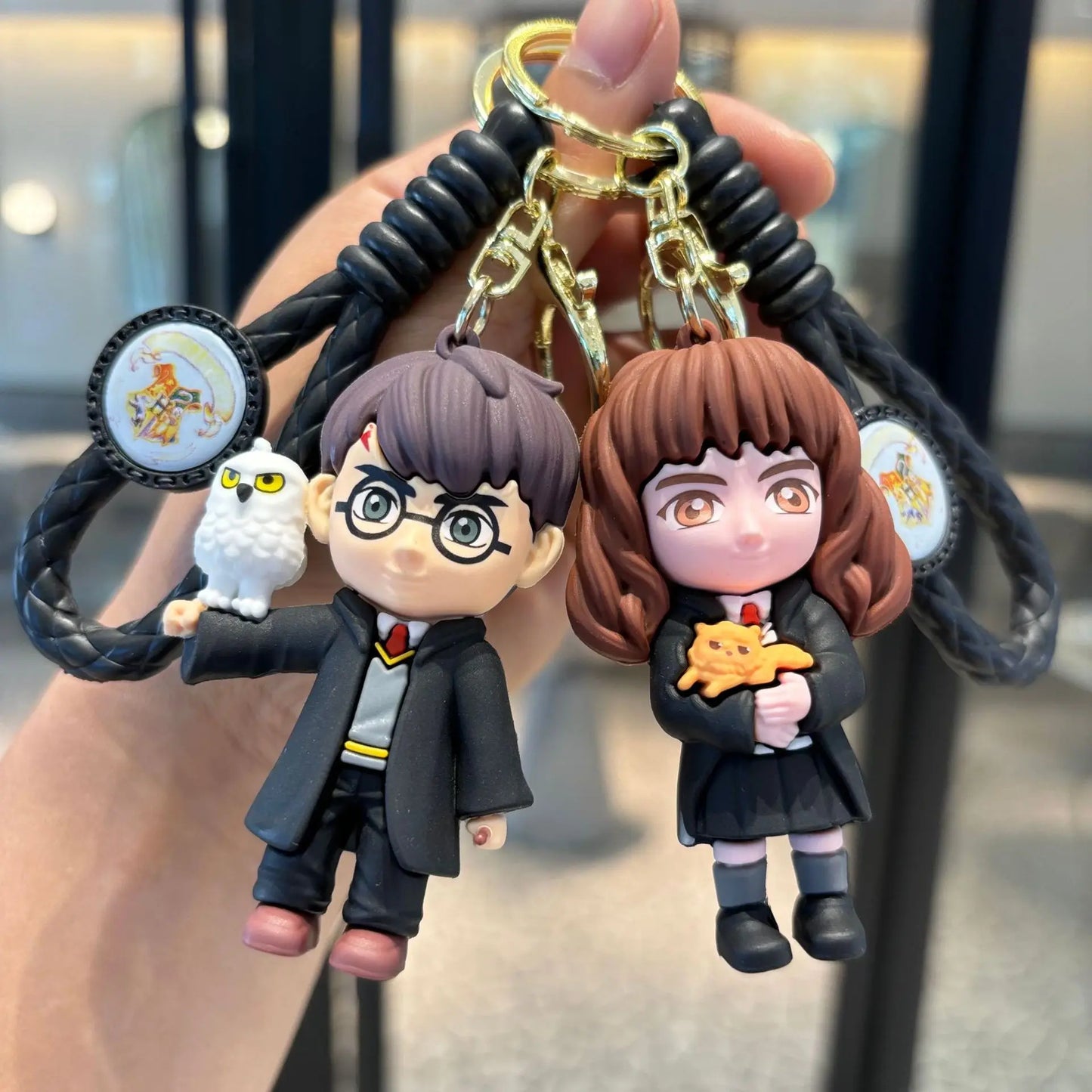 Anime Harry Potter Keychain – Cute Potter Doll Pendant for Bags, Car, Phone, Birthday Gift