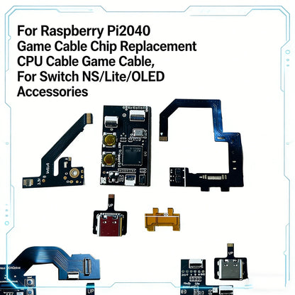 Neck Flex CPU Cable for RP2040 – Replacement Game Chip Cable for Switch Lite & OLED Accessories