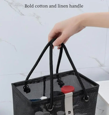 Large Capacity Cosmetic Bag - Portable Travel Wash Handbag, Transparent Shower Makeup Pouch, Unisex Toiletries Organizer
