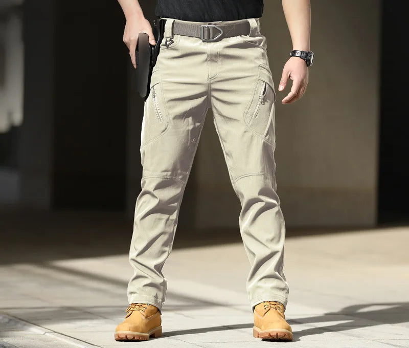 Spring-Autumn Water-Resistant Tactical Hiking Pants – Stretch Desert Camouflage Military Utility Trousers