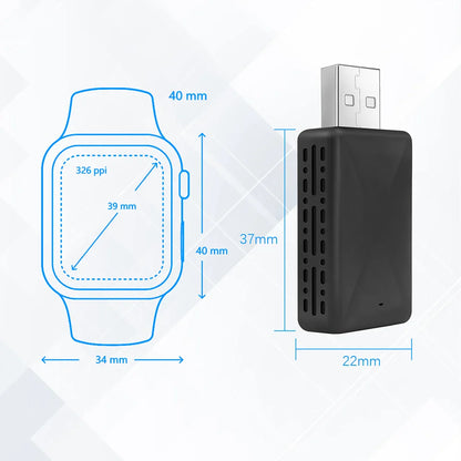 2025 CarPlay Wireless Adapter – 2 in 1 Android Auto Smart Dongle, 5G WiFi for iPhone & Android, Compatible with Volvo, Benz, MG, Kia, Chery, VW